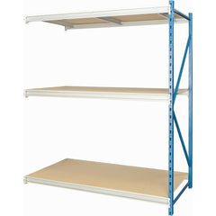 Storage Racks; Rack Type: Bulk Rack Add-On; Overall Width (Inch): 60; Overall Height (Inch): 87; Overall Depth (Inch): 24; Material: Steel; Color: Marine Blue, Light Gray; Finish: Powder Coated