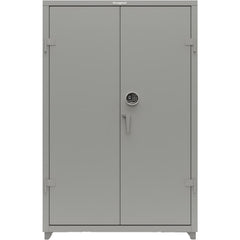 Steel Extra Heavy Duty Storage Cabinet: 48" Wide, 24" Deep, 75" High