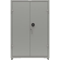 Steel Extra Heavy Duty Storage Cabinet: 48" Wide, 24" Deep, 72" High