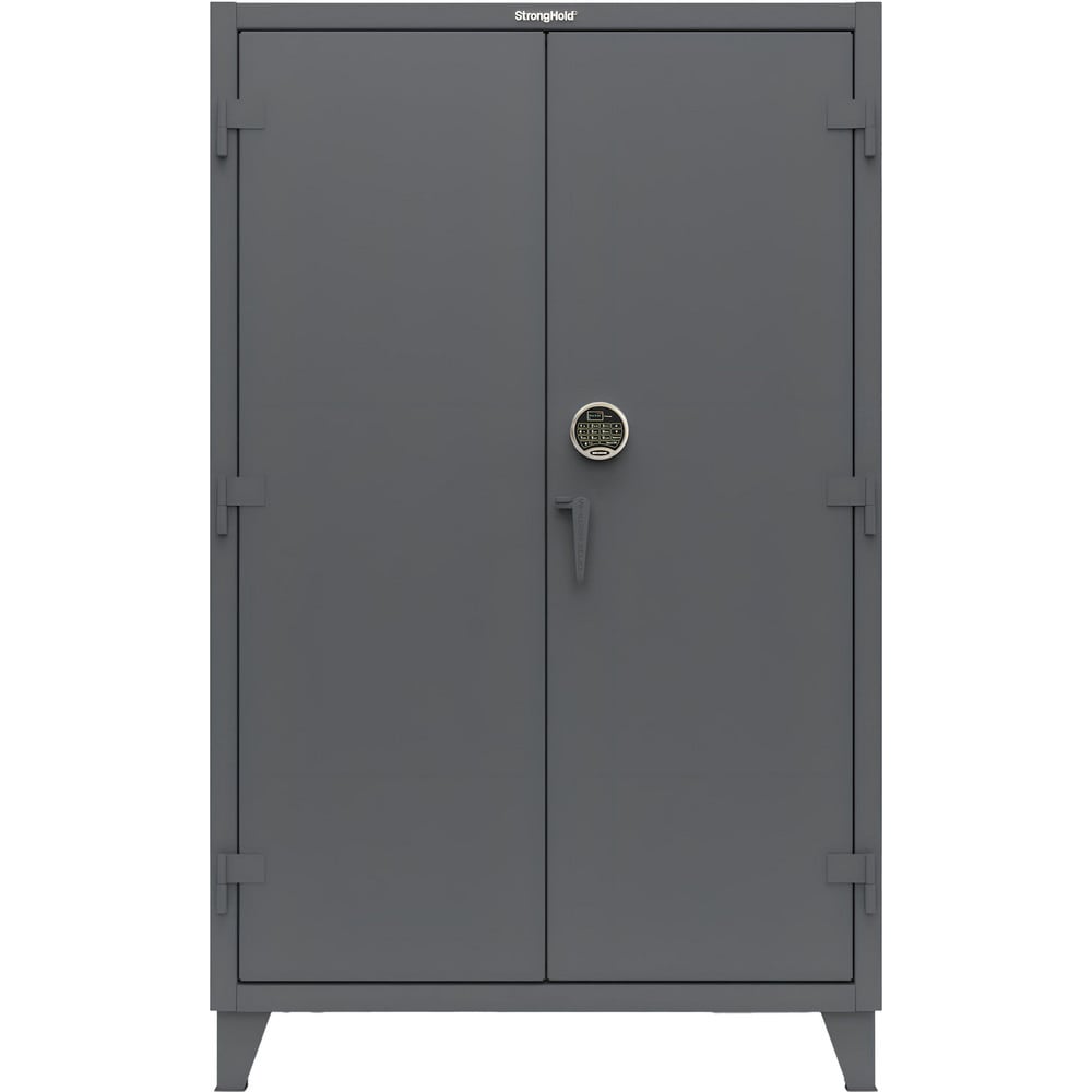 Steel Bin Cabinet: 48" Wide, 24" Deep, 78" High