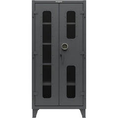 Steel Visible Cabinet: 36" Wide, 24" Deep, 78" High