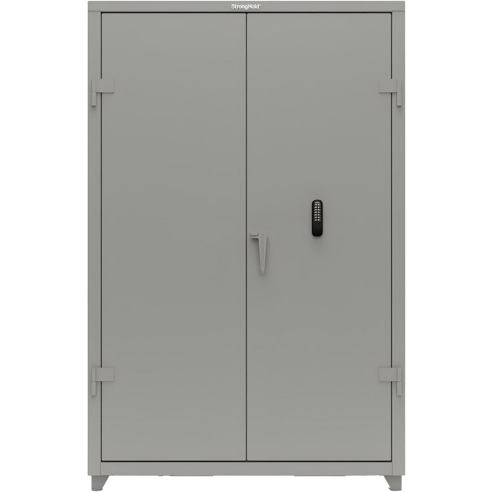 Steel Extra Heavy Duty Storage Cabinet: 48" Wide, 24" Deep, 75" High