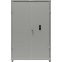 Steel Extra Heavy Duty Storage Cabinet: 48" Wide, 24" Deep, 72" High