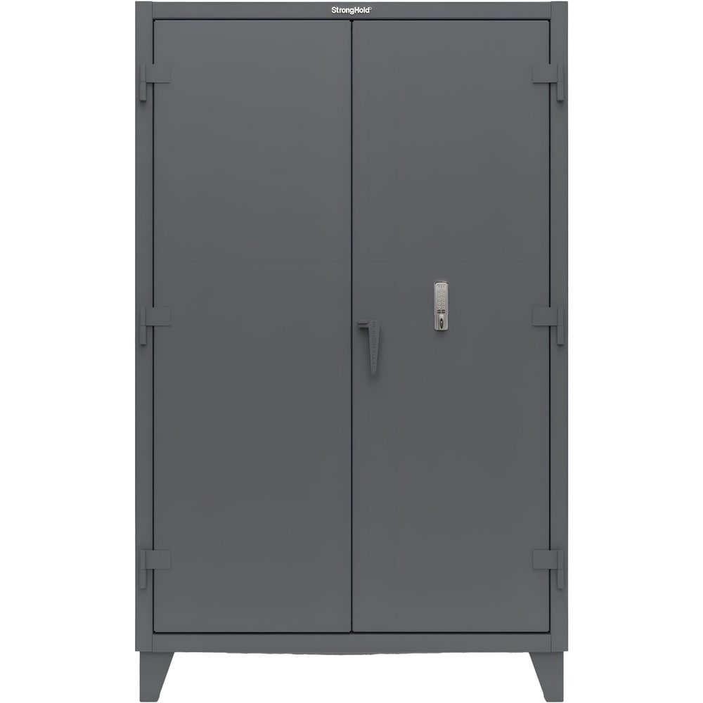 Steel Bin Cabinet: 48" Wide, 24" Deep, 78" High