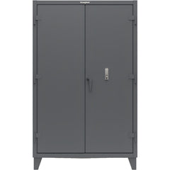 Steel Bin Cabinet: 48" Wide, 24" Deep, 78" High