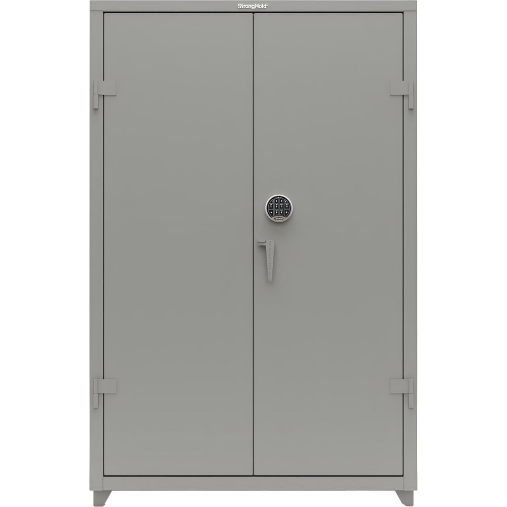 Steel Extra Heavy Duty Storage Cabinet: 48" Wide, 24" Deep, 75" High