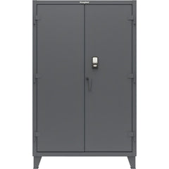 Steel Bin Cabinet: 48" Wide, 24" Deep, 78" High