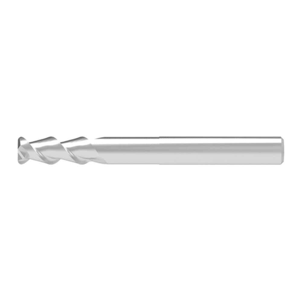 Corner Radius End Mill: 12.00 mm Dia, 31.00 mm LOC, 1.00 mm Radius, 2 Flute, Solid Carbide