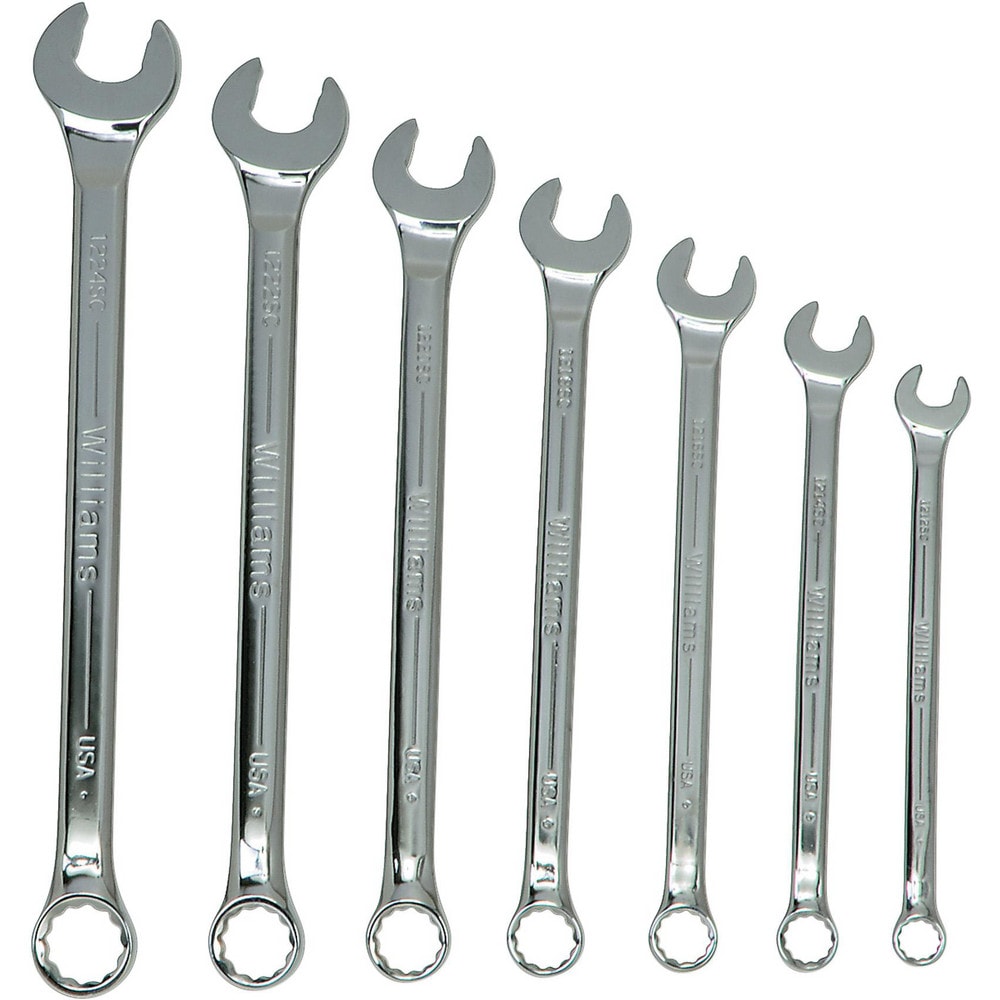 Combination Wrench Set: 10 Pc, Metric