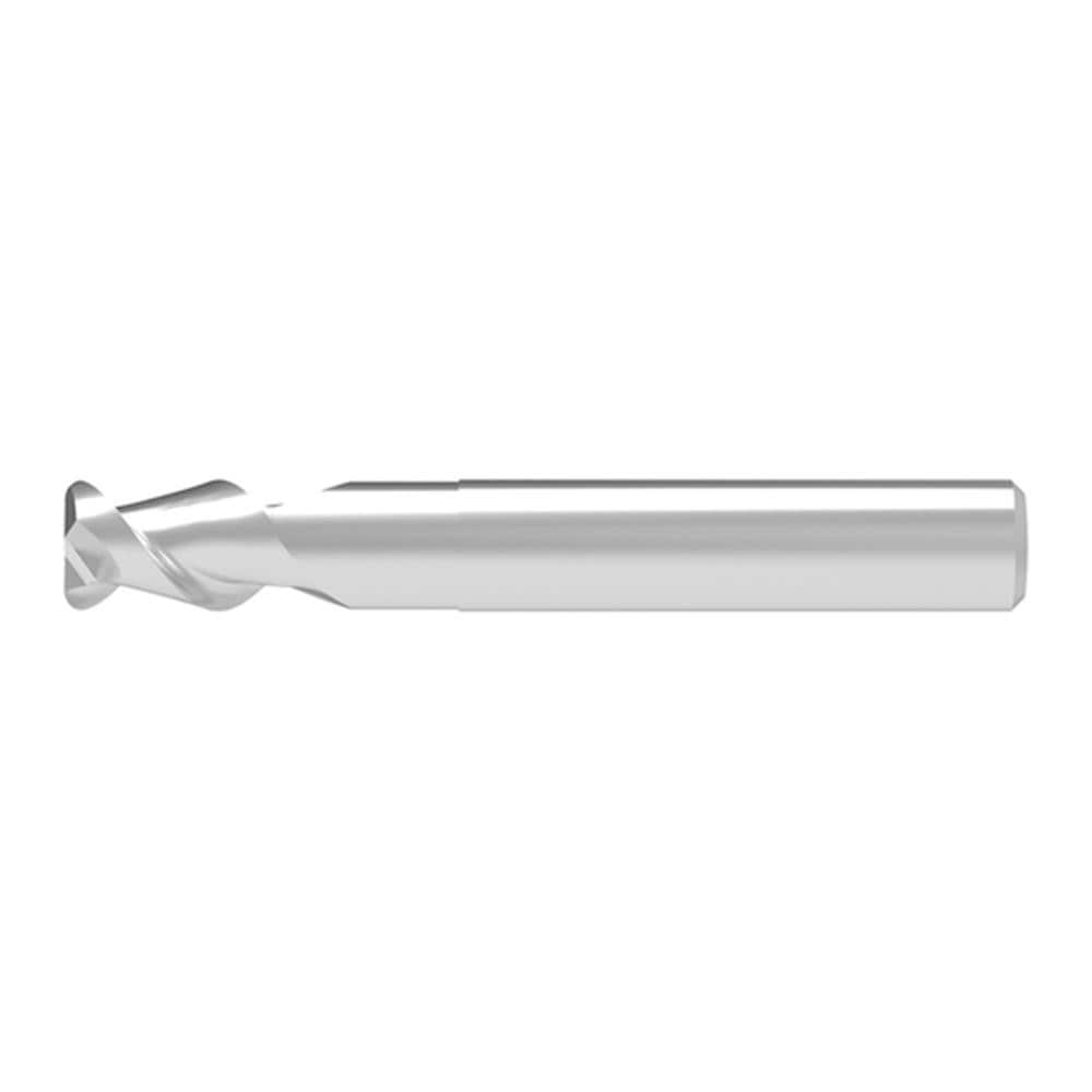 Corner Radius End Mill: 10.00 mm Dia, 16.00 mm LOC, 0.30 mm Radius, 2 Flute, Solid Carbide