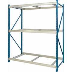 Storage Racks; Rack Type: Bulk Rack Starter Unit; Overall Width (Inch): 60; Overall Height (Inch): 87; Overall Depth (Inch): 36; Material: Steel; Color: Marine Blue, Light Gray; Finish: Powder Coated