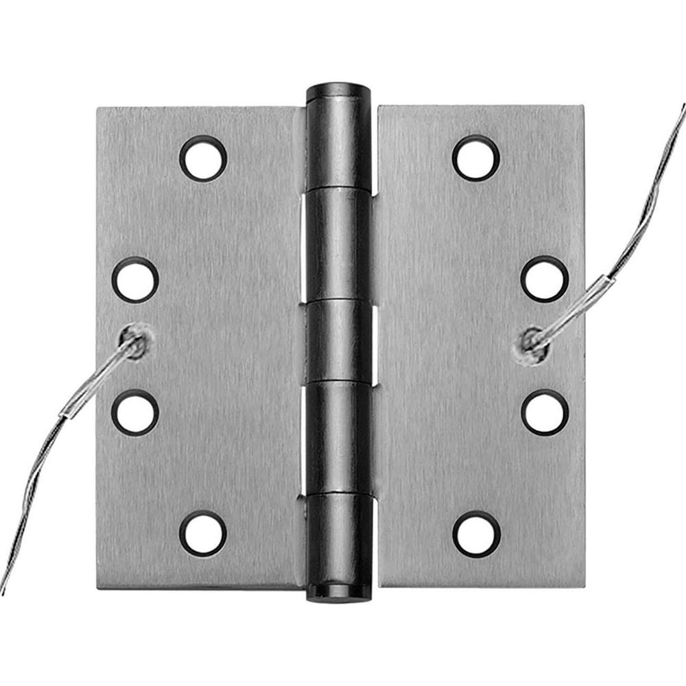 Commercial Hinges; Mount Type: Full-Mortise; Hinge Material: Steel; Length (Inch): 4-1/2; Finish: Satin Chrome; Door Leaf Height (Decimal Inch): 4.5000; Door Leaf Width (Decimal Inch): 2.2500; Frame Leaf Height (Decimal Inch): 4.5000