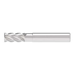 Corner Chamfer End Mill: 10.00 mm Dia, 21.00 mm LOC, 4 Flute, 0.20 mm Chamfer Width, Solid Carbide