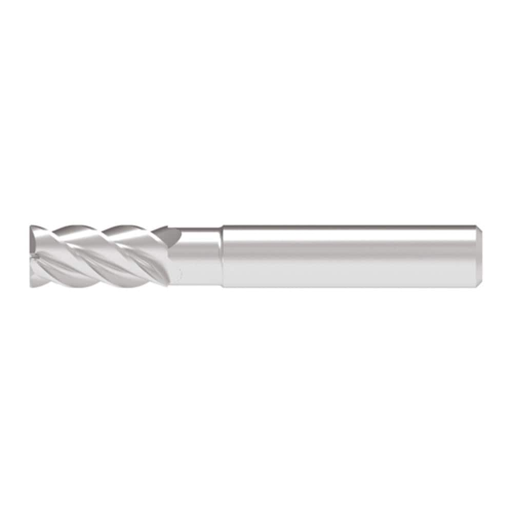 Corner Chamfer End Mill: 6.00 mm Dia, 13.00 mm LOC, 4 Flute, 0.20 mm Chamfer Width, Solid Carbide