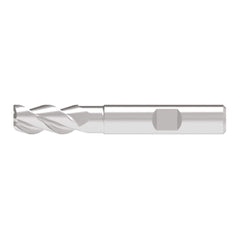 Corner Radius End Mill: 6.00 mm Dia, 13.00 mm LOC, 0.30 mm Radius, 3 Flute, Solid Carbide