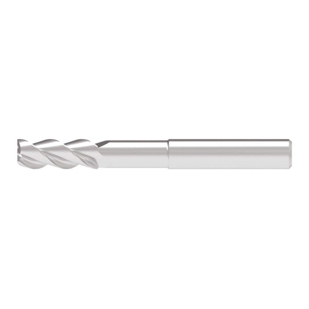 Corner Radius End Mill: 12.00 mm Dia, 31.00 mm LOC, 1.50 mm Radius, 3 Flute, Solid Carbide