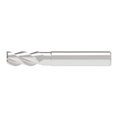 Corner Radius End Mill: 12.00 mm Dia, 25.00 mm LOC, 1.00 mm Radius, 3 Flute, Solid Carbide