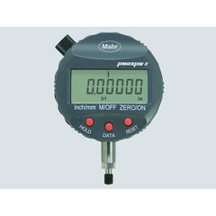 LCD Electronic Drop Indicator: 0.0400" Max, Flat Back