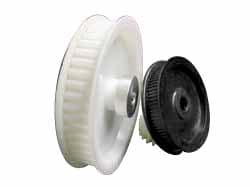 Timing Belt Pulleys; Pitch Diameter: 1.273 mm, 1.273 in; Face Width: 0.5 mm, 0.5 in