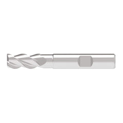 Corner Chamfer End Mill: 19.00 mm Dia, 41.00 mm LOC, 3 Flute, 0.20 mm Chamfer Width, Solid Carbide