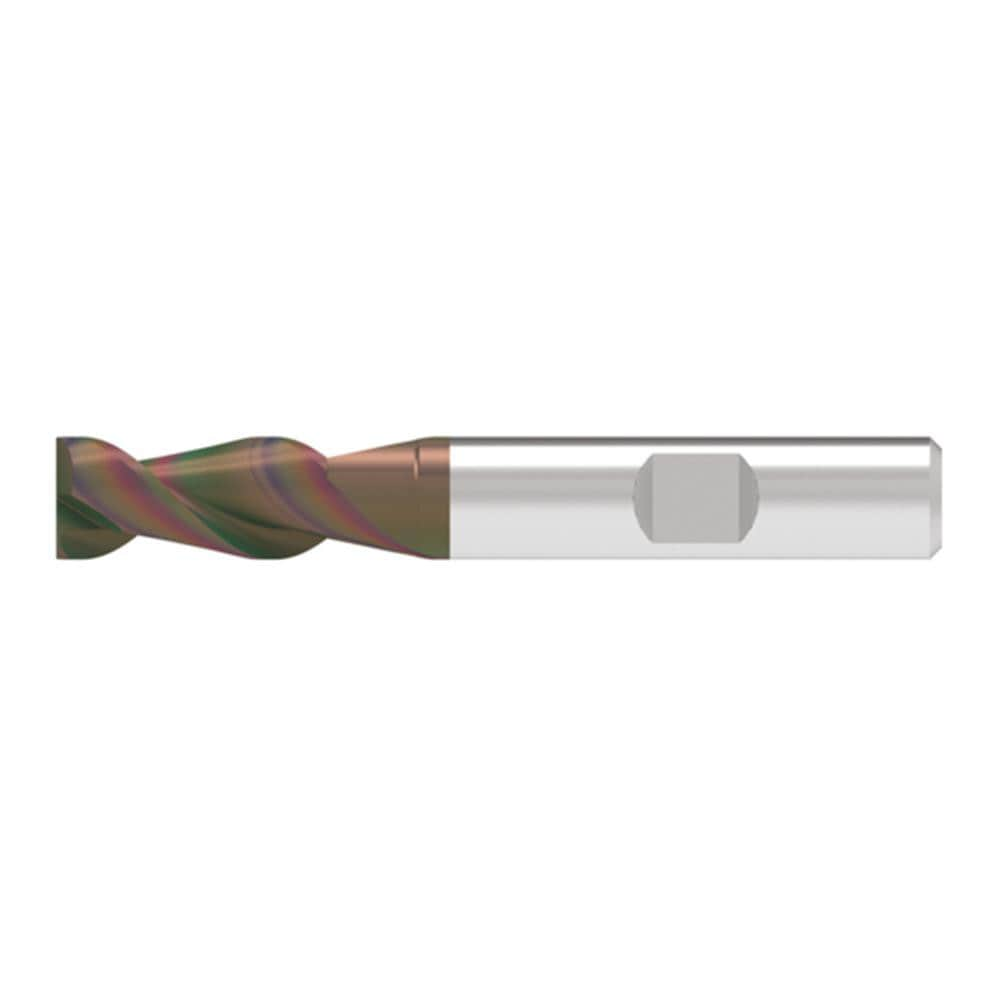 Corner Chamfer End Mill: 11.50 mm Dia, 25.00 mm LOC, 2 Flute, 0.10 mm Chamfer Width, Solid Carbide