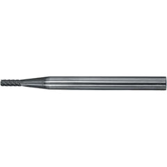 Corner Radius End Mill: 3 mm Dia, 9.00 mm LOC, 0.30 mm Radius, 5 Flute, Solid Carbide