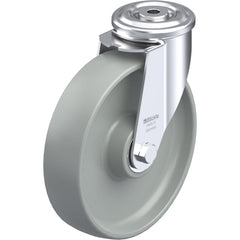 Standard Casters; Mount: Hollow Kingpin; Caster Type: Swivel; Bearing Type: Precision Ball; Style: Double Ball; Wheel Diameter (Inch): 5; Wheel Width (Inch): 1-7/16