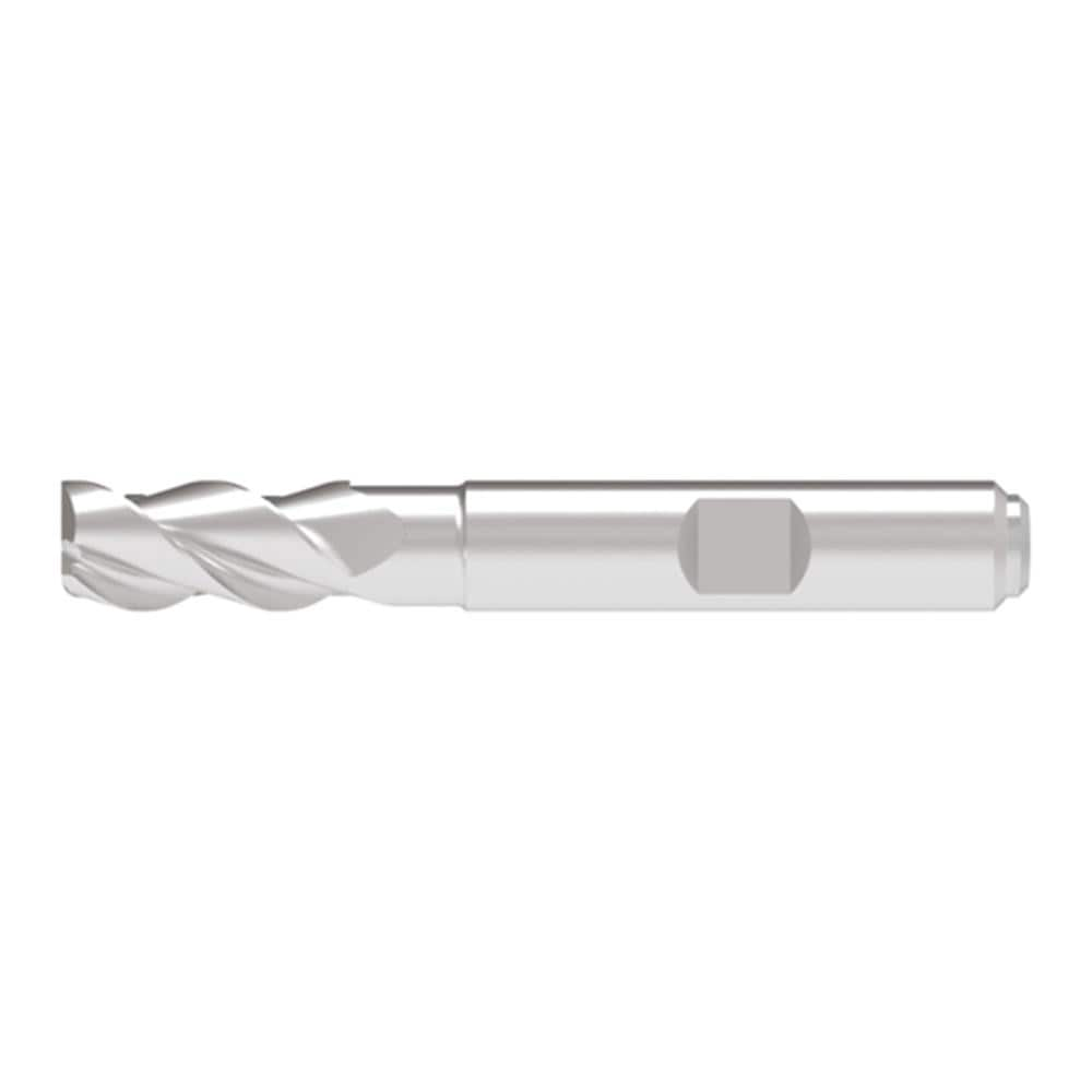 Corner Radius End Mill: 20.00 mm Dia, 42.00 mm LOC, 3.00 mm Radius, 3 Flute, Solid Carbide