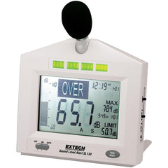 Sound Meter: A & C Frequency Weight, LCD Display