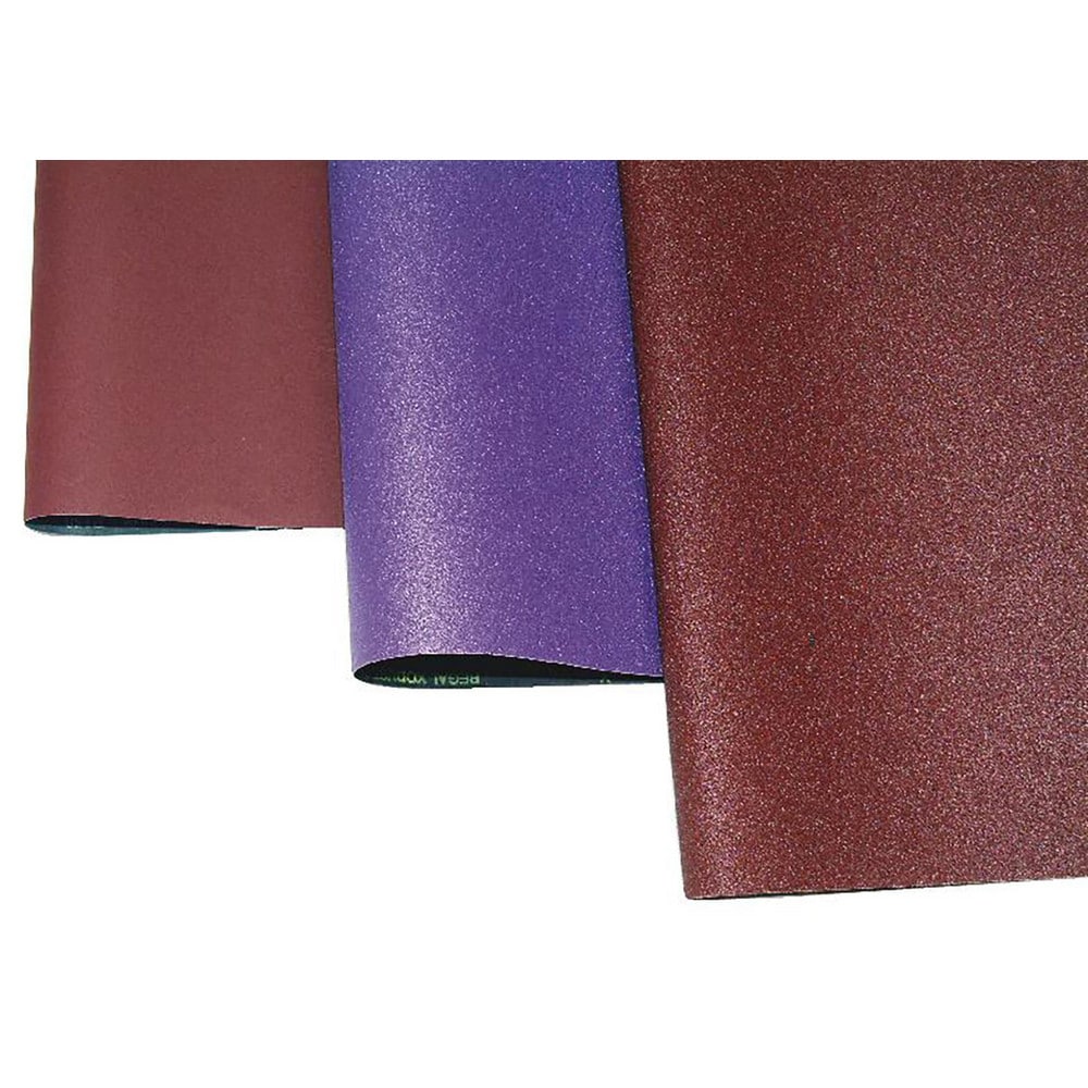 Abrasive Belt:  43" Wide, 75" OAL, 180 Grit, Aluminum Oxide