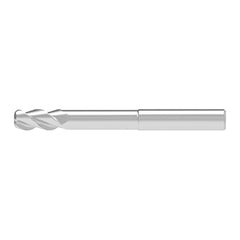 Corner Radius End Mill: 12.00 mm Dia, 31.00 mm LOC, 0.30 mm Radius, 3 Flute, Solid Carbide