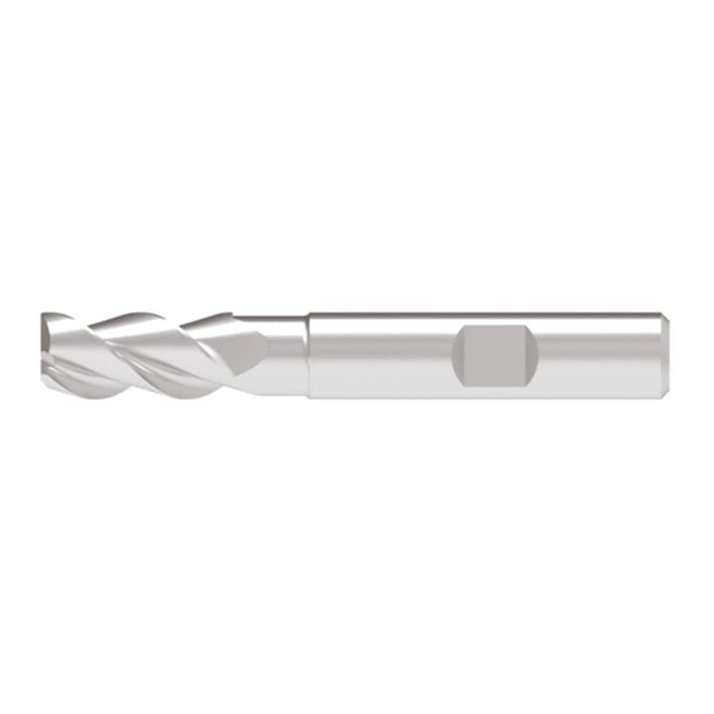 Corner Chamfer End Mill: 11.00 mm Dia, 25.00 mm LOC, 3 Flute, 0.20 mm Chamfer Width, Solid Carbide