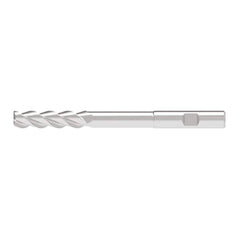 Corner Chamfer End Mill: 7.50 mm Dia, 33.00 mm LOC, 3 Flute, 0.20 mm Chamfer Width, Solid Carbide