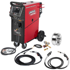 Multi-Process Welders; Welding Processes: FCAW, SMAW, DC TIG, Metal-Cored, MIG, GMAW; Phase: 1; Input Amperage: 44, 49.1, 22.1, 17.6; Output Amperage: 5-300; Wire Size Range: 0.023 to 0.047 in; Duty Cycle: 230A/26.5V/60%; Overall Height (Inch): 44.42; Fea