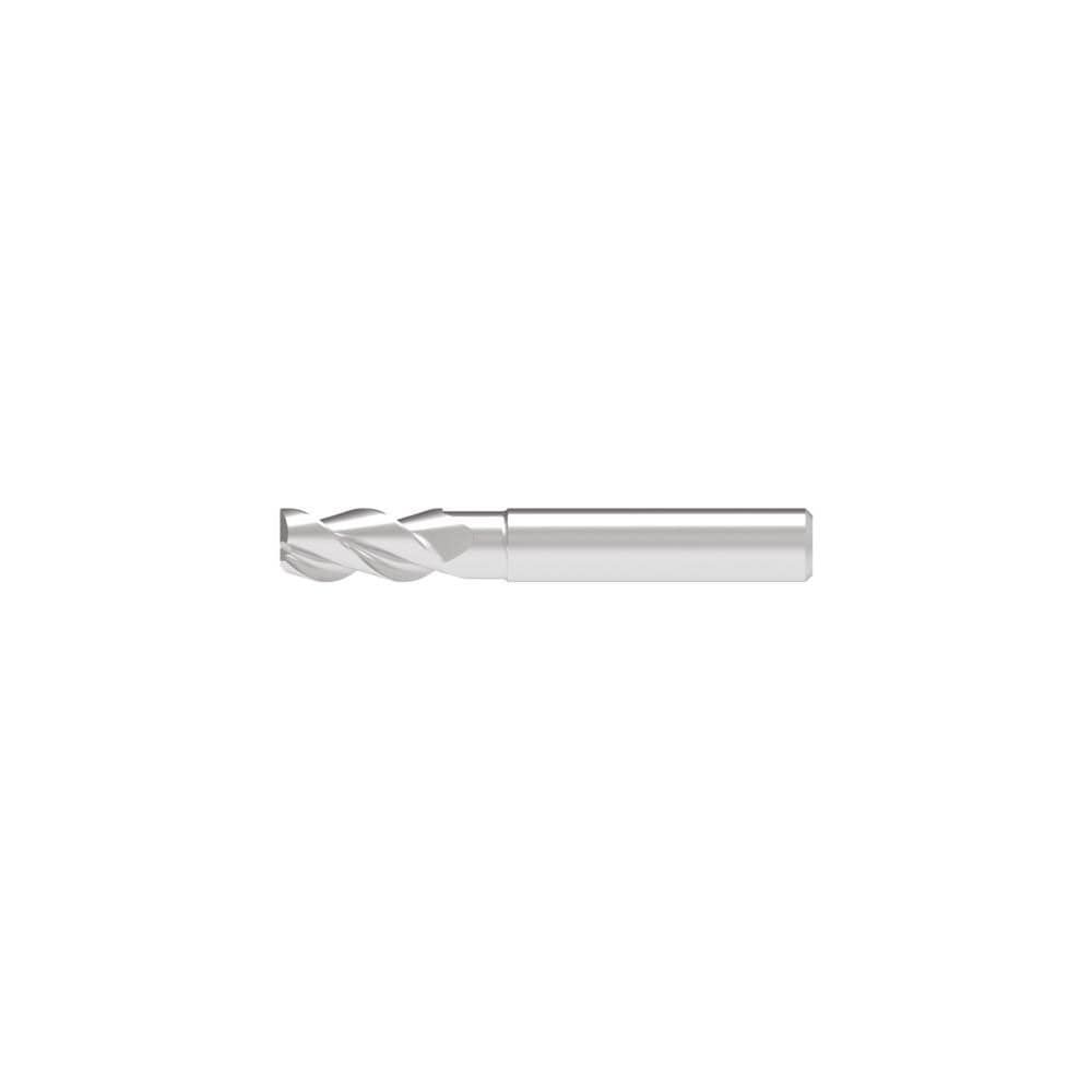 Corner Chamfer End Mill: 11.00 mm Dia, 25.00 mm LOC, 3 Flute, 0.20 mm Chamfer Width, Solid Carbide