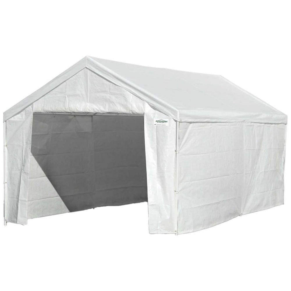 Temporary Structure Parts & Accessories; Product Type: Canopy Kit; Material: Polyethylene; For Use With: Protecting Vehicles from the Elements; Color: White