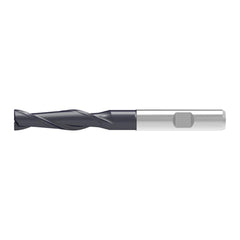 Corner Chamfer End Mill: 6.00 mm Dia, 40.00 mm LOC, 2 Flute, 0.12 mm Chamfer Width, Solid Carbide