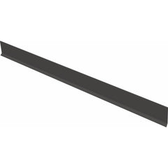 Cabinet Components & Accessories; Accessory Type: Base Molding; For Use With: Steel Cabinets; Overall Depth: 0.0625 in; Overall Height: 4 in; Material: Plastic; Color: Black