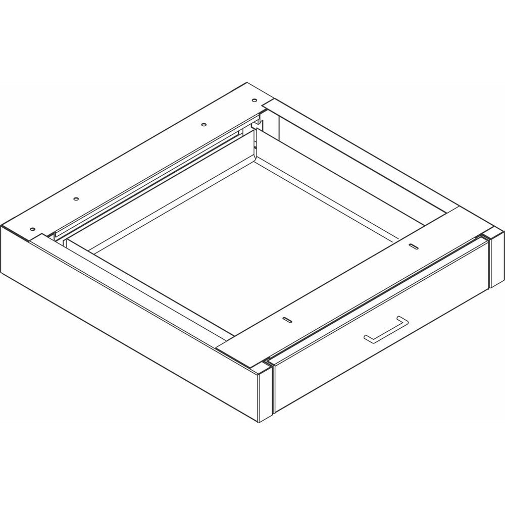 Cabinet Components & Accessories; Accessory Type: Pencil Drawer; For Use With: Table Systems; Overall Depth: 22 in; Overall Height: 3.86 in; Material: Steel; Color: Pearl; Overall Width: 18