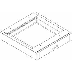 Cabinet Components & Accessories; Accessory Type: Pencil Drawer; For Use With: Table Systems; Overall Depth: 22 in; Overall Height: 3.86 in; Material: Steel; Color: Pearl; Overall Width: 18