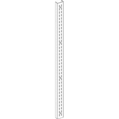 Cabinet Components & Accessories; Accessory Type: Wall Stancion; For Use With: Shelving Brackets; Overall Depth: 0.5 in; Overall Height: 72 in; Material: Steel; Color: Pearl