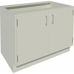 Cabinet Components & Accessories; Accessory Type: Base Cabinet; For Use With: Sitting Height Cabinets; Overall Depth: 22 in; Overall Height: 27.6 in; Material: Steel; Color: Pearl; Overall Width: 36