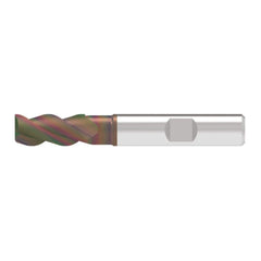 Corner Chamfer End Mill: 17.00 mm Dia, 36.00 mm LOC, 3 Flute, 0.20 mm Chamfer Width, Solid Carbide