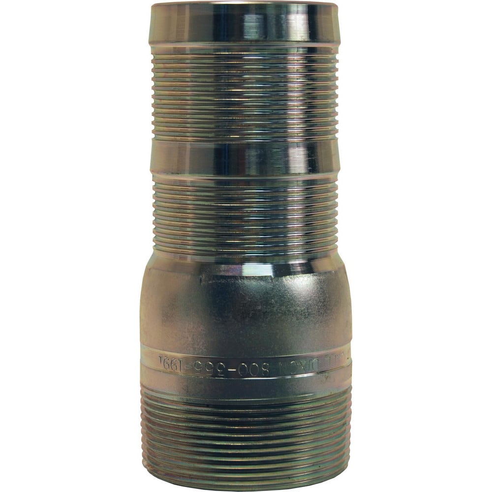 Combination Nipples For Hoses; Type: King Nipple; Material: Steel; Thread Standard: Male NPT; Thread Size: 5 in; Overall Length: 9.00 in; Epa Watersense Certified: No