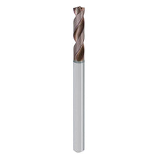 Micro Drill Bit: 2.50 mm Dia, (0.0984"), 140 deg, Solid Carbide