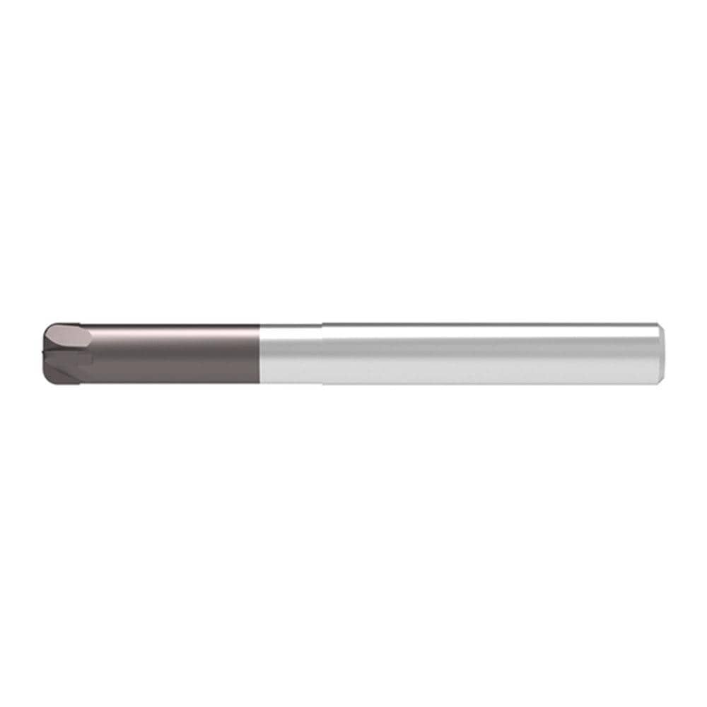 Corner Radius End Mill: 12.00 mm Dia, 7.00 mm LOC, 1.00 mm Radius, 4 Flute, Solid Carbide