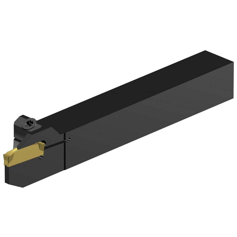 Indexable Grooving/Cut-Off Toolholders; Hand of Holder: Right Hand; Maximum Depth of Cut (Decimal Inch): 0.6693; Maximum Depth of Cut (mm): 17.00; Maximum Groove Width (Decimal Inch): 0.1421; Maximum Groove Width (mm): 3.61; Minimum Groove Width (Decimal