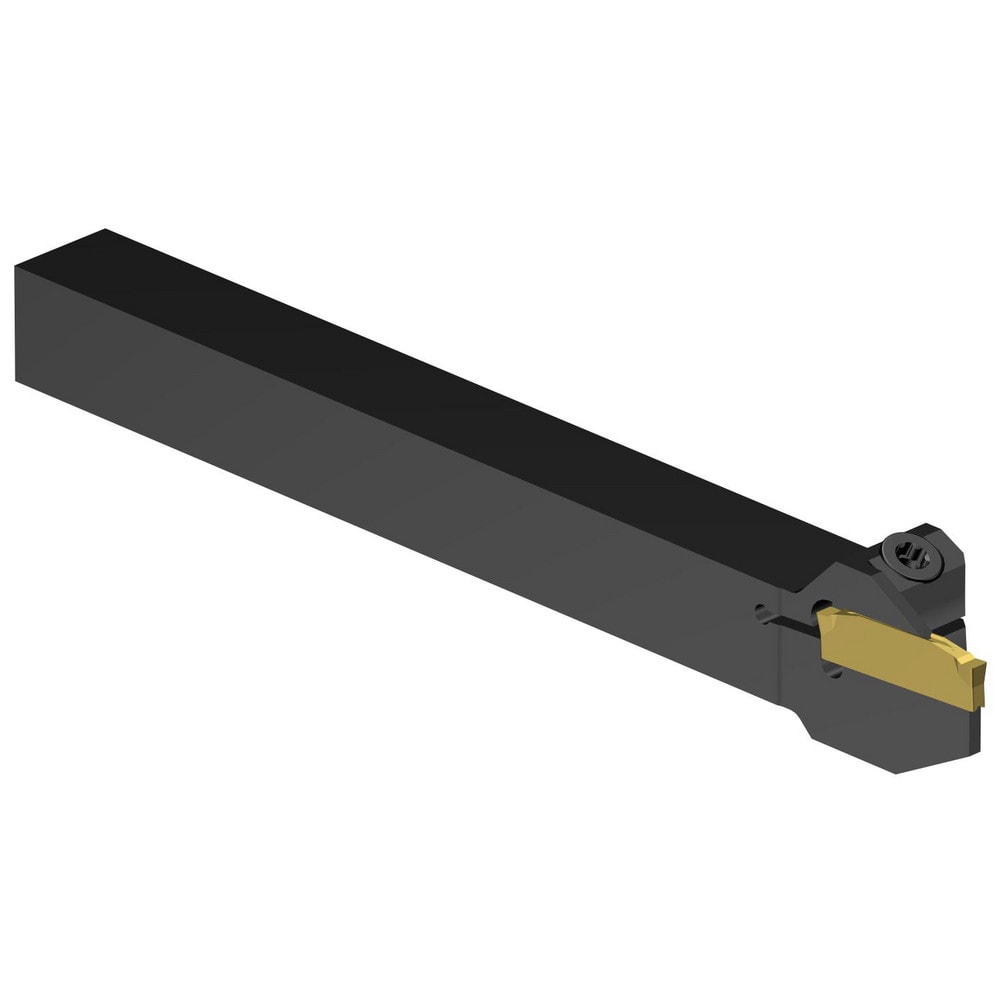 Indexable Grooving/Cut-Off Toolholders; Hand of Holder: Left Hand; Maximum Depth of Cut (Decimal Inch): 0.4331; Maximum Depth of Cut (mm): 11.00; Maximum Groove Width (Decimal Inch): 0.0788; Maximum Groove Width (mm): 2.24; Minimum Groove Width (Decimal I