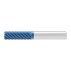 Corner Radius End Mill: 16.00 mm Dia, 35.00 mm LOC, 2.00 mm Radius, 8 Flute, Solid Carbide