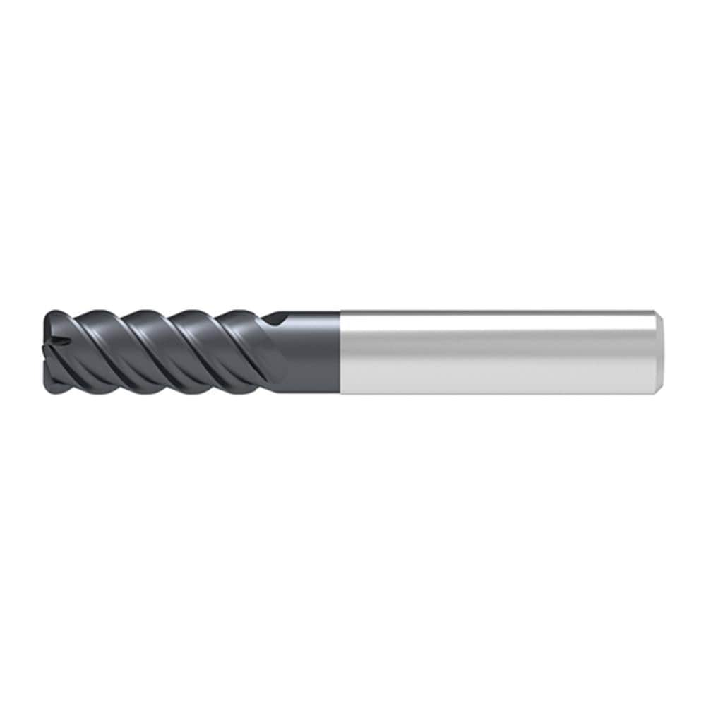 Corner Radius End Mill: 10.00 mm Dia, 25.00 mm LOC, 1.50 mm Radius, 4 Flute, Solid Carbide